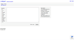 Desktop Screenshot of osgeo.codepad.org
