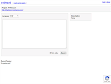 Tablet Screenshot of phpimpact.codepad.org