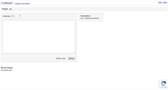 Desktop Screenshot of cpp.codepad.org